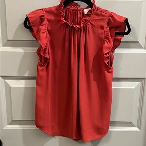 LOFT Ruffled Blouse